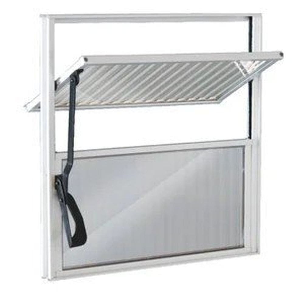 Janela de Aluminio Basculante 40 x 60cm Ecosul Natural