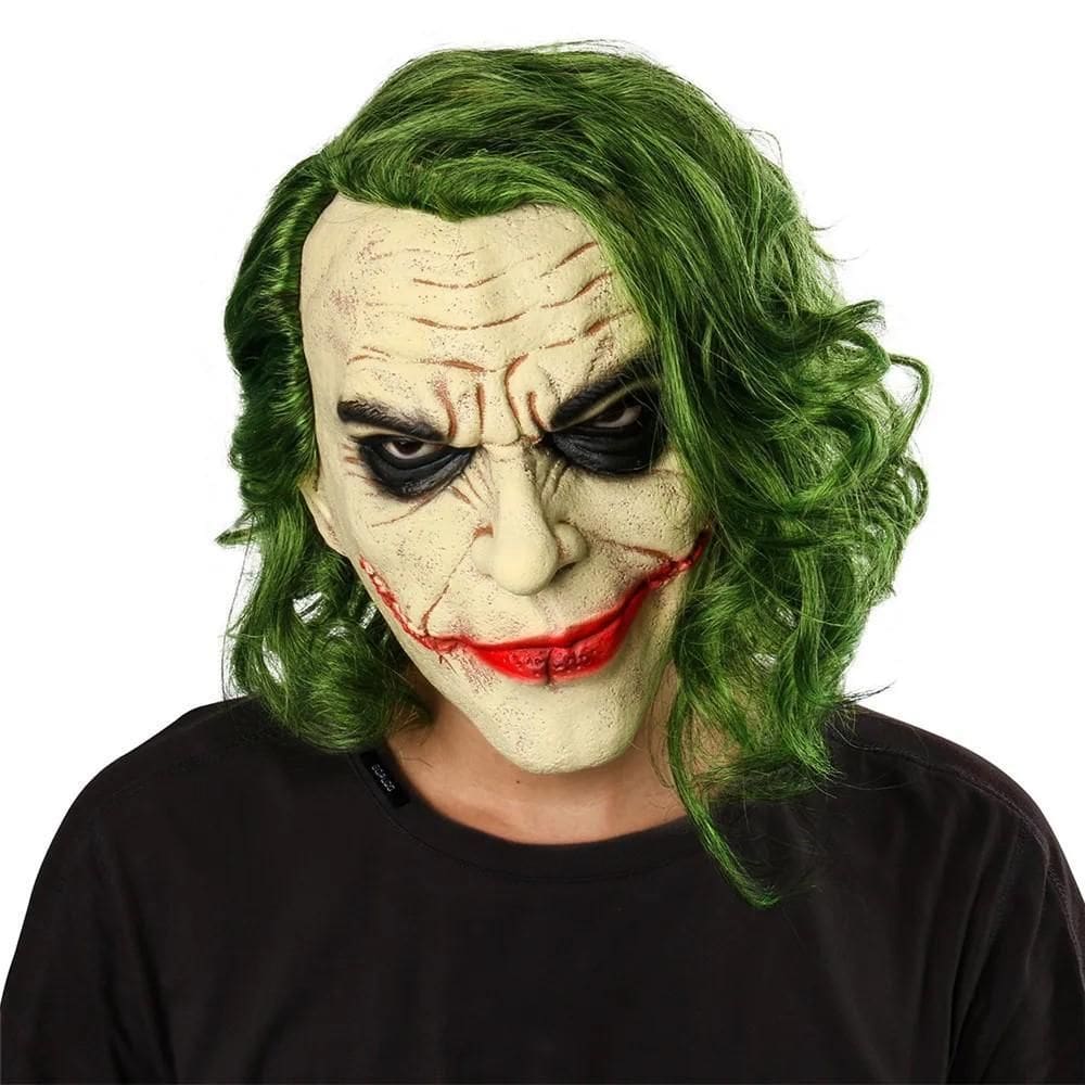 Máscara Látex Cosplay Fantasia Realista Coringa