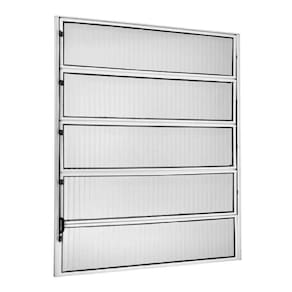 Janela de Aluminio Basculante 100x100cm Ecosul Preto