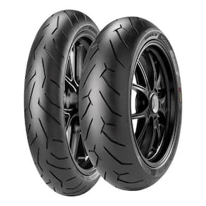 Par Pneu Xj6 Cb 500 F 120/70r17 + 160/60r17 Diablo Rosso II Pirelli