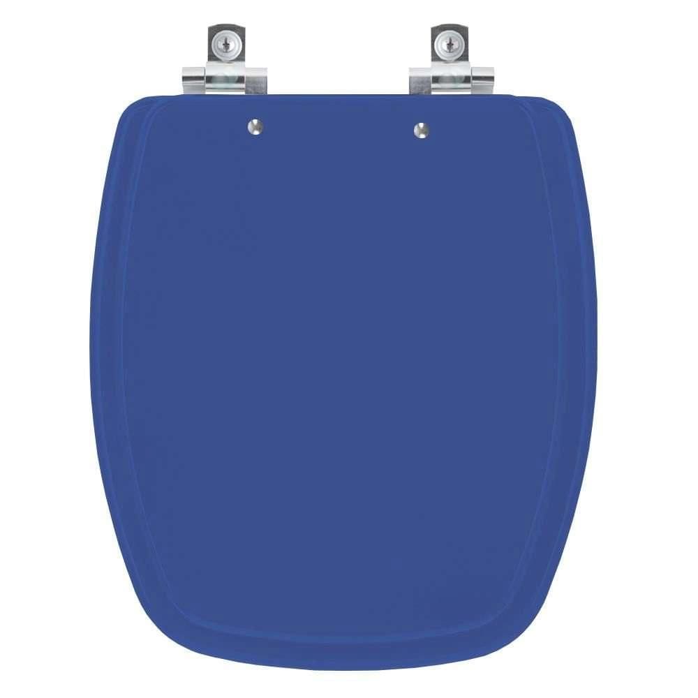 Assento Sanitário Soft Close Primula Plus Azul para vaso Fiori