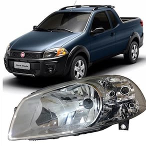Farol Strada Working 2014/2019 Esquerdo Magneti Marelli
