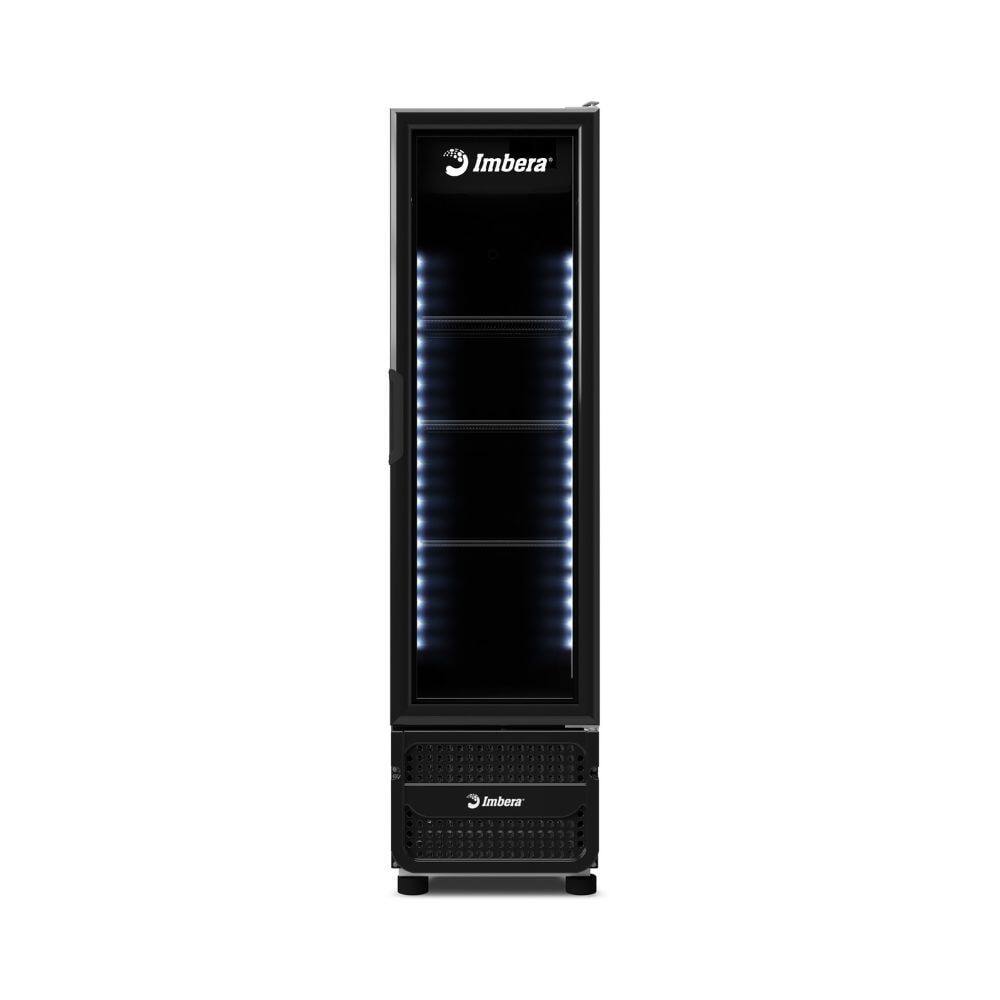 Geladeira Expositor Vertical 244 Litros Full Black Preta VR08 Imbera
