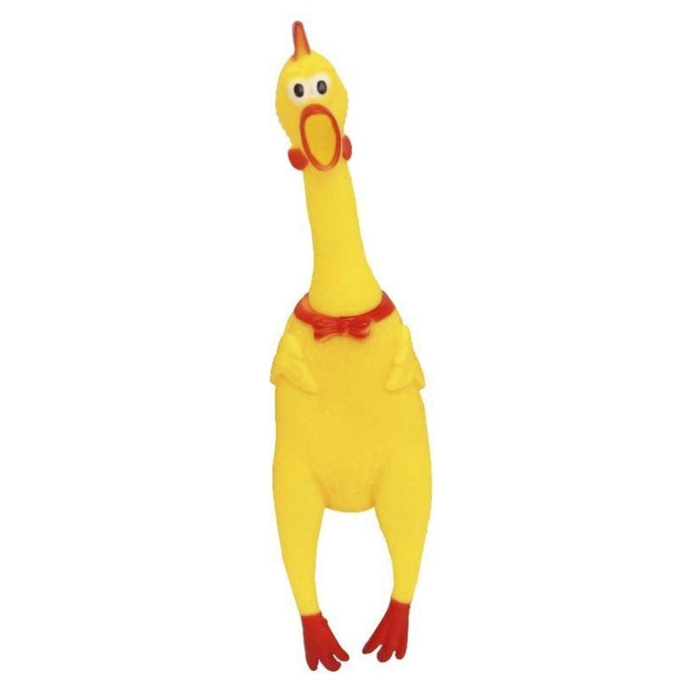 Galinha De Borracha Mordedor Para Pets 30cm