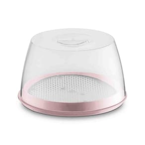 Queijeira Porta Queijo Com Tampa Cozinha Gourmet Uz Rosa