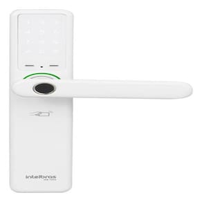 Fechadura Digital Eletrônica Embutir Wi-fi Branca Intelbras