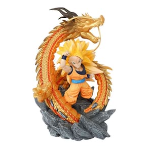 Boneco Goku Super Saiyan Estátua Dragon Ball Action Figure