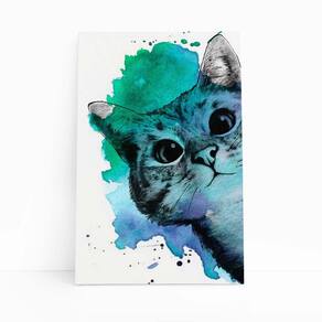 Quadro Canvas 60x40cm - Algodão/Madeira - Anti Bact - Verniz - PVC