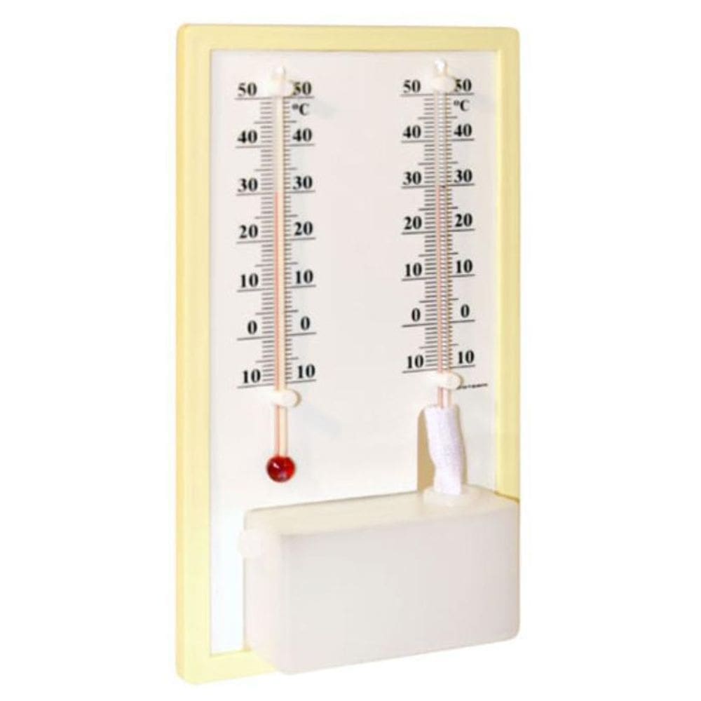 Termo-Higrômetro Analógico Bulbo Seco E Úmido 519503000