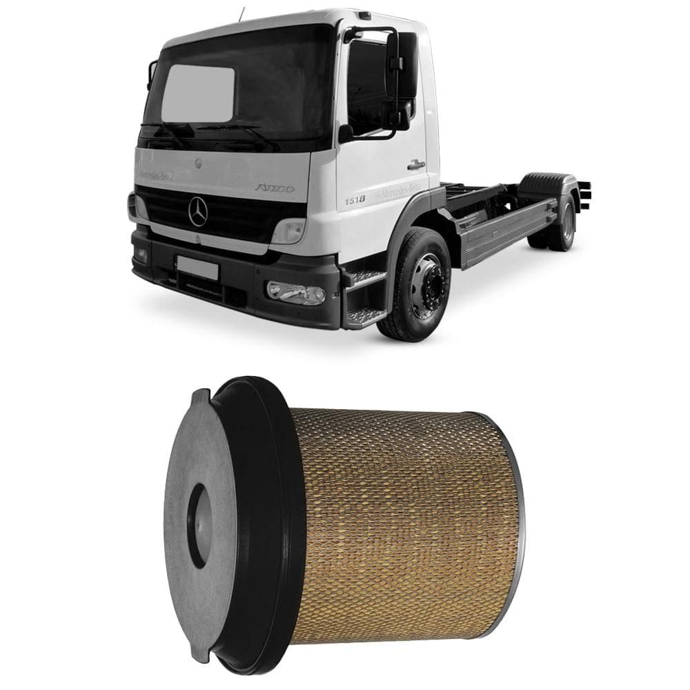 Filtro Ar Atego 1518 1728 2428 Axor 2831 Parker-Racor