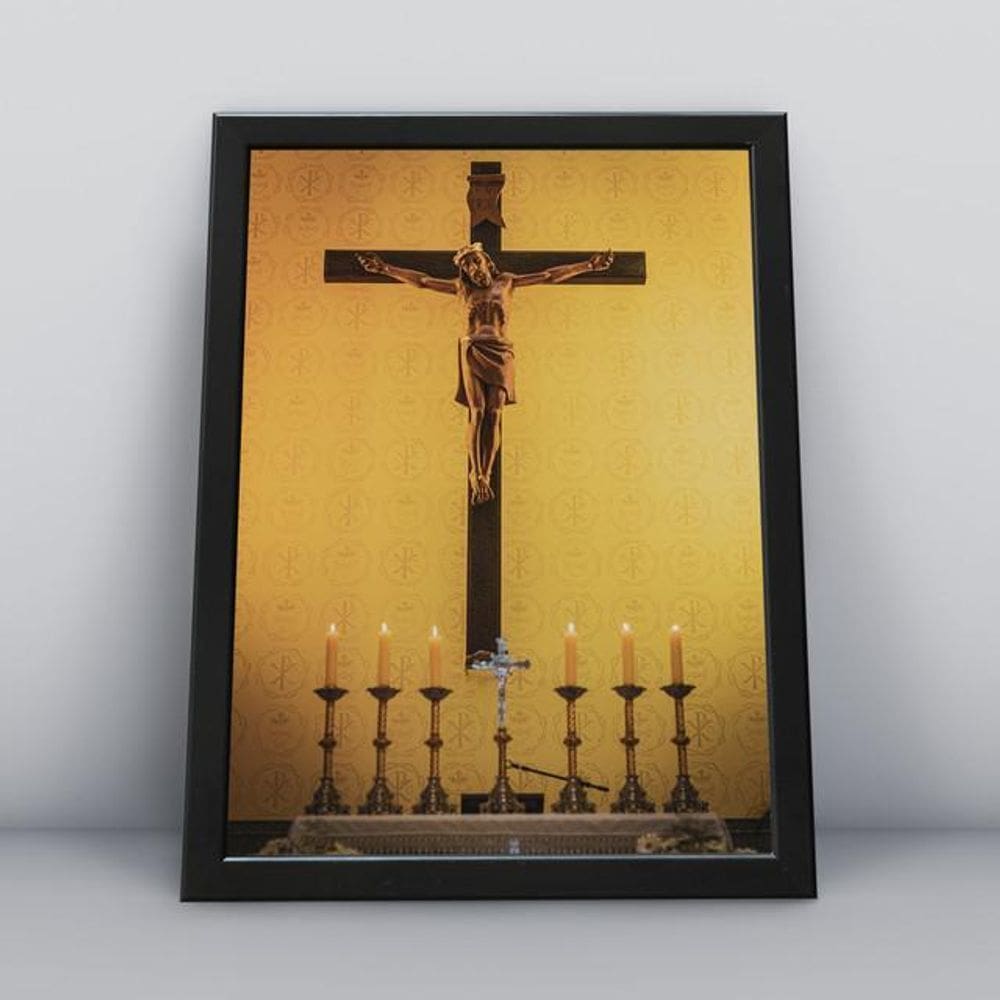 Quadros TAC religião-056-m1 Colorido MDF 20x30cm 1 Unidade
