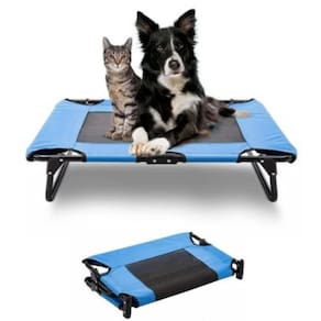 Cama de Cachorro Médio Suspensa Ortopédica Tamanho M Paws