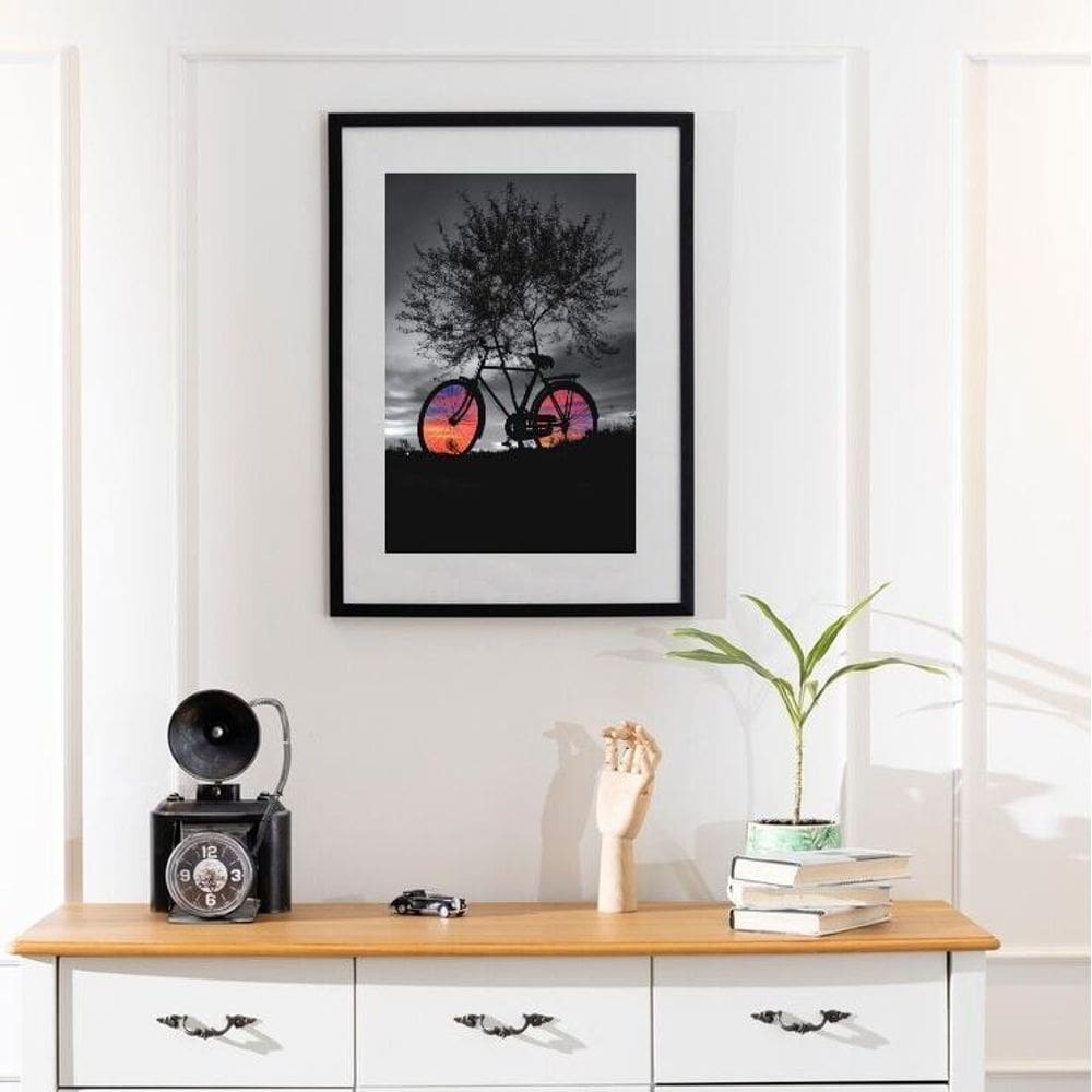 Quadro Bicicleta Paisagem - 60X48Cm