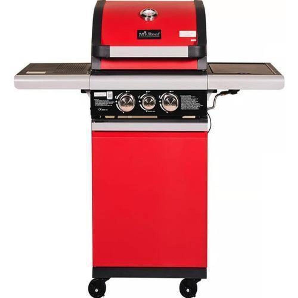 Churrasqueira A Gás 3 Queimadores Red Chilli 142X110X57Cm