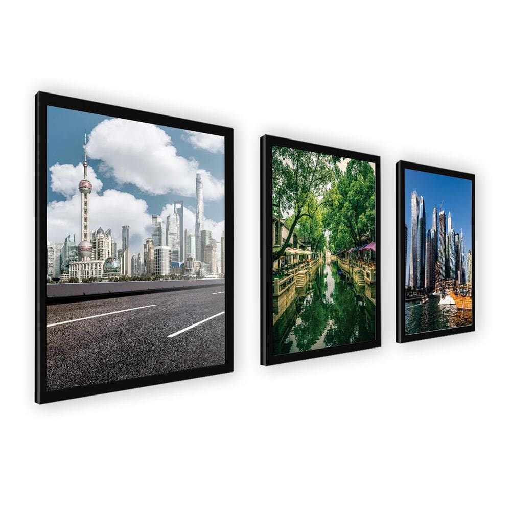 Quadros Decorativos Para Sala E Quarto 60X40Cm Conjunto