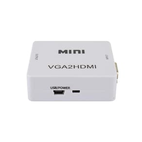 Conversor Evus Vga Para Hdmi Porta Entrada P2 3.5Mm C-083