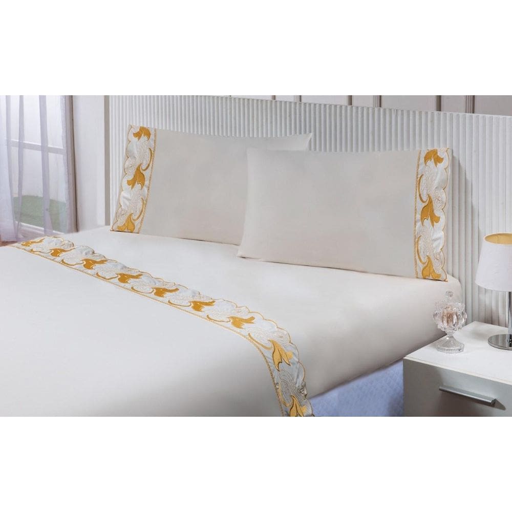 Jogo Lençol Casal Padrão 1,88Mx1,38Mx30Cm 4 Peças 180 Fios