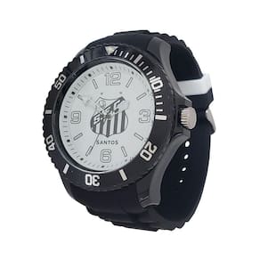 Relógio Santos Fc Oficial Masculino Preto San-006-1