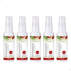 Kit 5 Desodorante Spray Íntimo Perfumado Aroeira Intimament