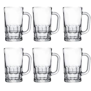 Conjunto 6 Canecas Chopp Vidro 360Ml Class Home