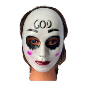 Máscara Halloween God Noite Do Crime Com Elástico Cosplay