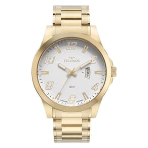Relógio Technos Masculino Ref: 2115Mxz/1K Casual Dourado