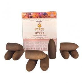 Incenso Goloka Cascata Back Flow 10 Cones - Escolha O Aroma