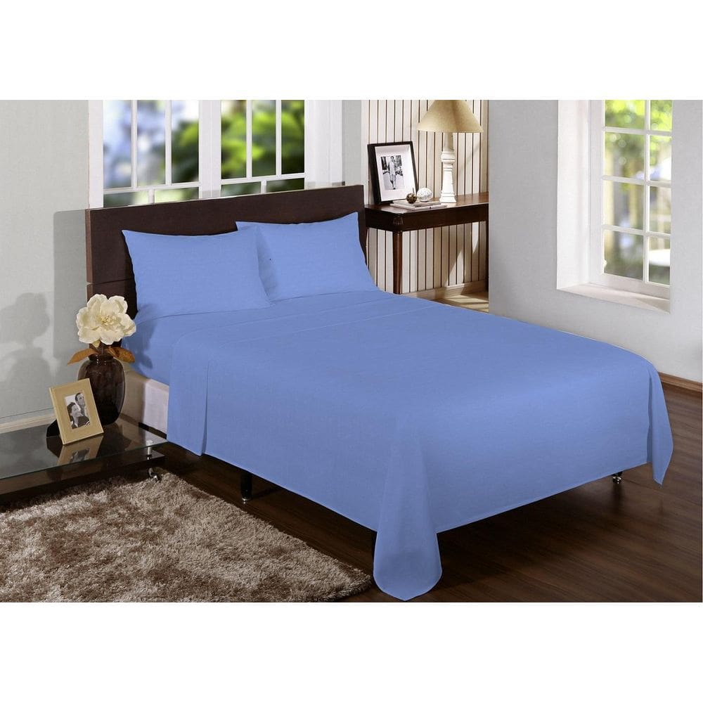 Jogo Lençol Solteiro King 4 Peças 2,03X0,96X25Cm 180 Fios