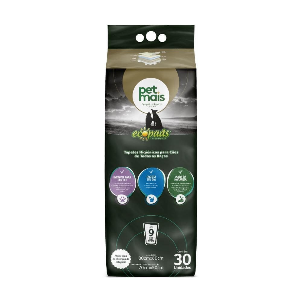 Petmias - Tapete Higienico - Ecopads 30Un
