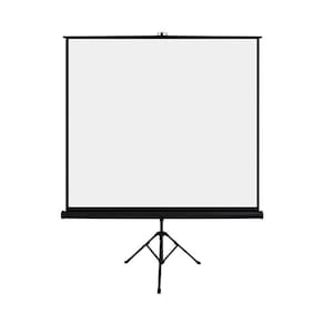 Tela Projeçao Retratil Com Tripé 1,80X1,80M Ac354 Multilaser