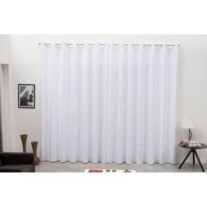 Cortina Para Sala Jacquard Tecido Semi Blackout 4,00X2,50