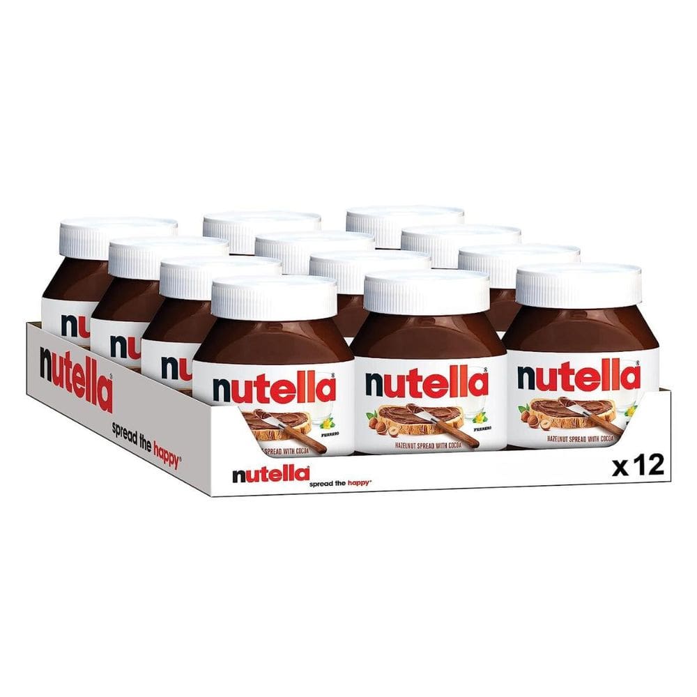Creme De Avelã, Caixa Com 12 Potes De 350G Nutella