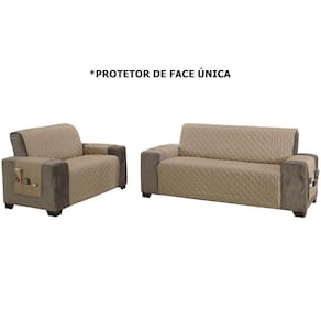 Kit Protetor Sofá 2 E 3 Lugares Classic Face Única 1,10M E