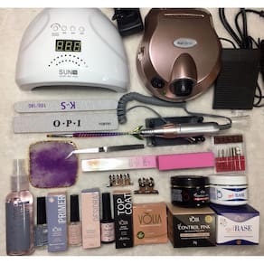 Kit Unhas UV/LED + Lixadeira + Volia Antibacterial + Acessórios