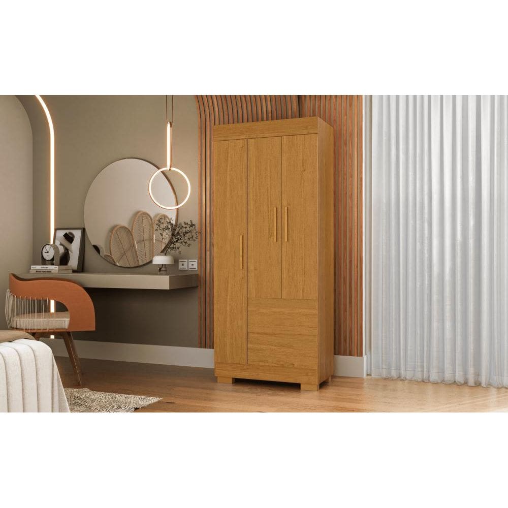 Guarda-Roupa De Solteiro Argentina 3 Portas Linhamobília