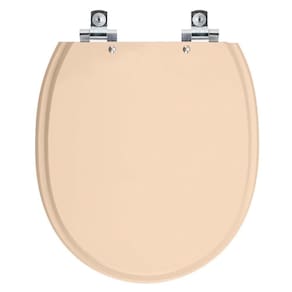 Assento Sanitário com Amortecedor Village Rosa Floral para vaso Deca
