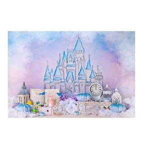 Fundo Fotográfico Newborn Castelo E Realeza 2,6X1,7 Ffm-950