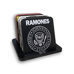 Kit Porta Copos Banda Rock Ramones Punk Hey Ho Lets Go