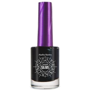 Esmalte Coleção Signo Sagitário Unha Cor Preto Abelha Rainha