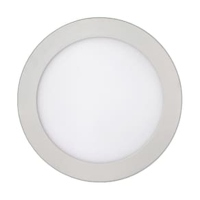 Painel Led Kian Redondo Sobrepor Branco 18W Bivolt 6000K - L