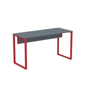 Mesa Madeira 1500x700mm M150/70p25tub Grafito/Vermelho