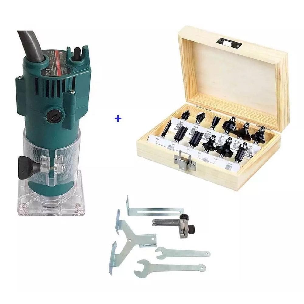 Kit Tupia 110V + Fresas15 Peças