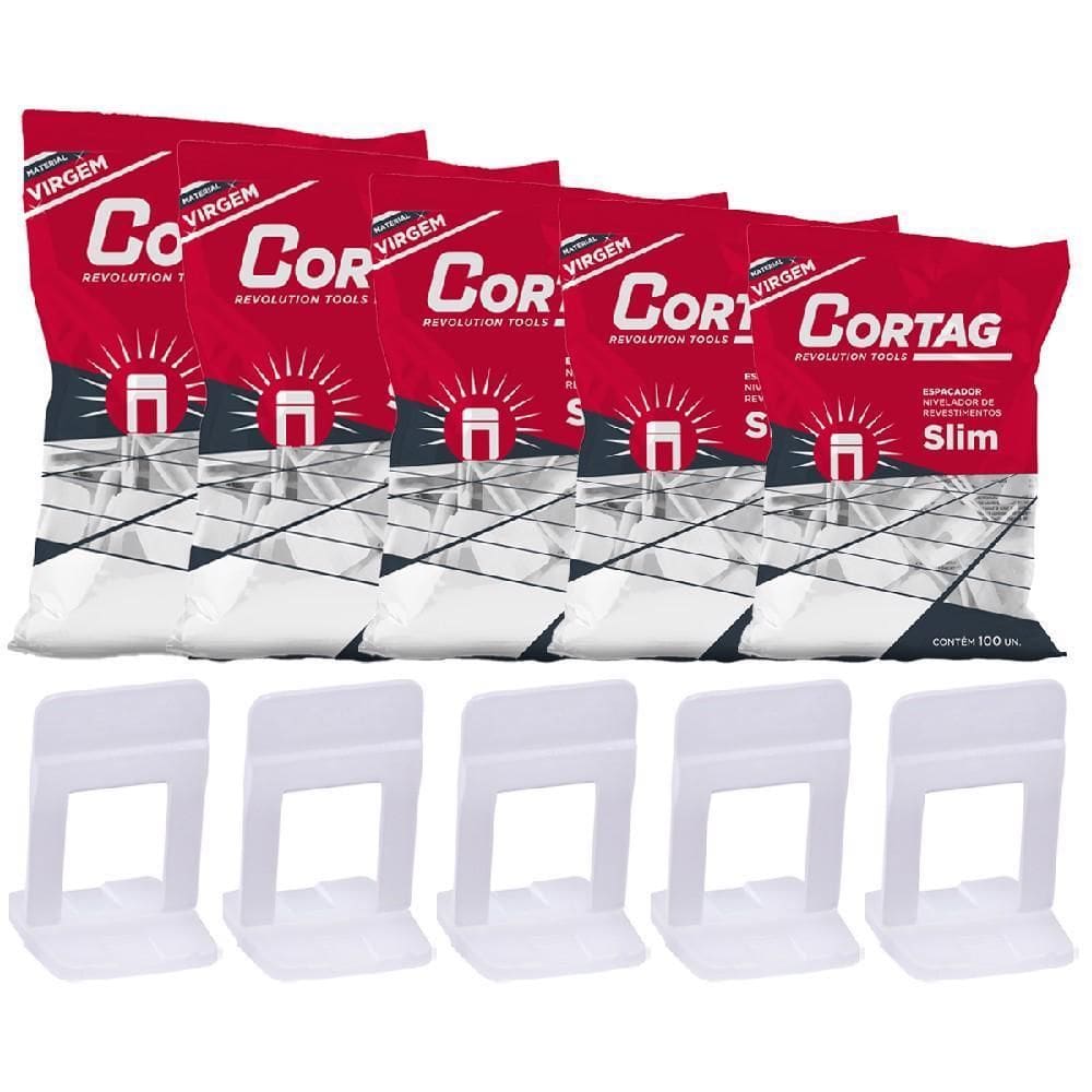 Espaçador Nivelador 1,5Mm Com 500 Unidades  61535  - Cortag