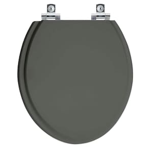 Assento Sanitário Soft Close Liberty Cinza Escuro para vaso Santamarina
