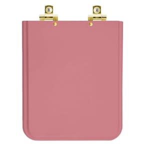 Assento Sanitário Soft Close Square Wild Rose para vaso Incepa com Ferragem Dourada