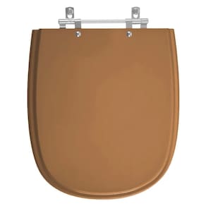 Tampa de Privada em MDF Donna Ocre para louça Santamarina