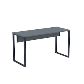 Mesa Madeira 1500x600mm M150/60p25tub Grafito/Preto