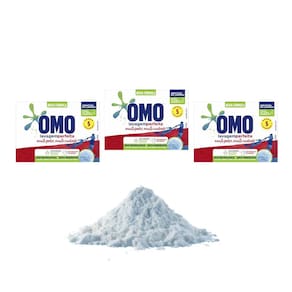 Sabão Em Pó Omo 400 Gramas Lavagem Perfeita Kit 3