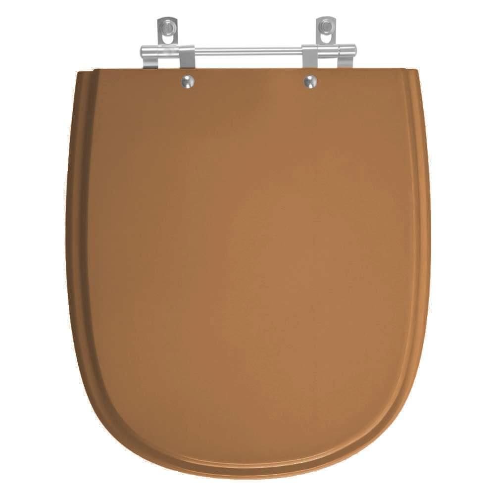 Tampa de Privada em MDF Donna Ocre para bacia Santamarina