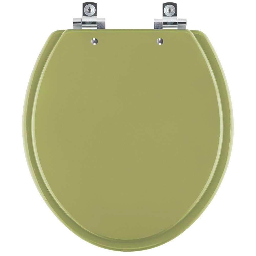 Assento Sanitário Soft Close Lirio Verde Itapoa para vaso Celite